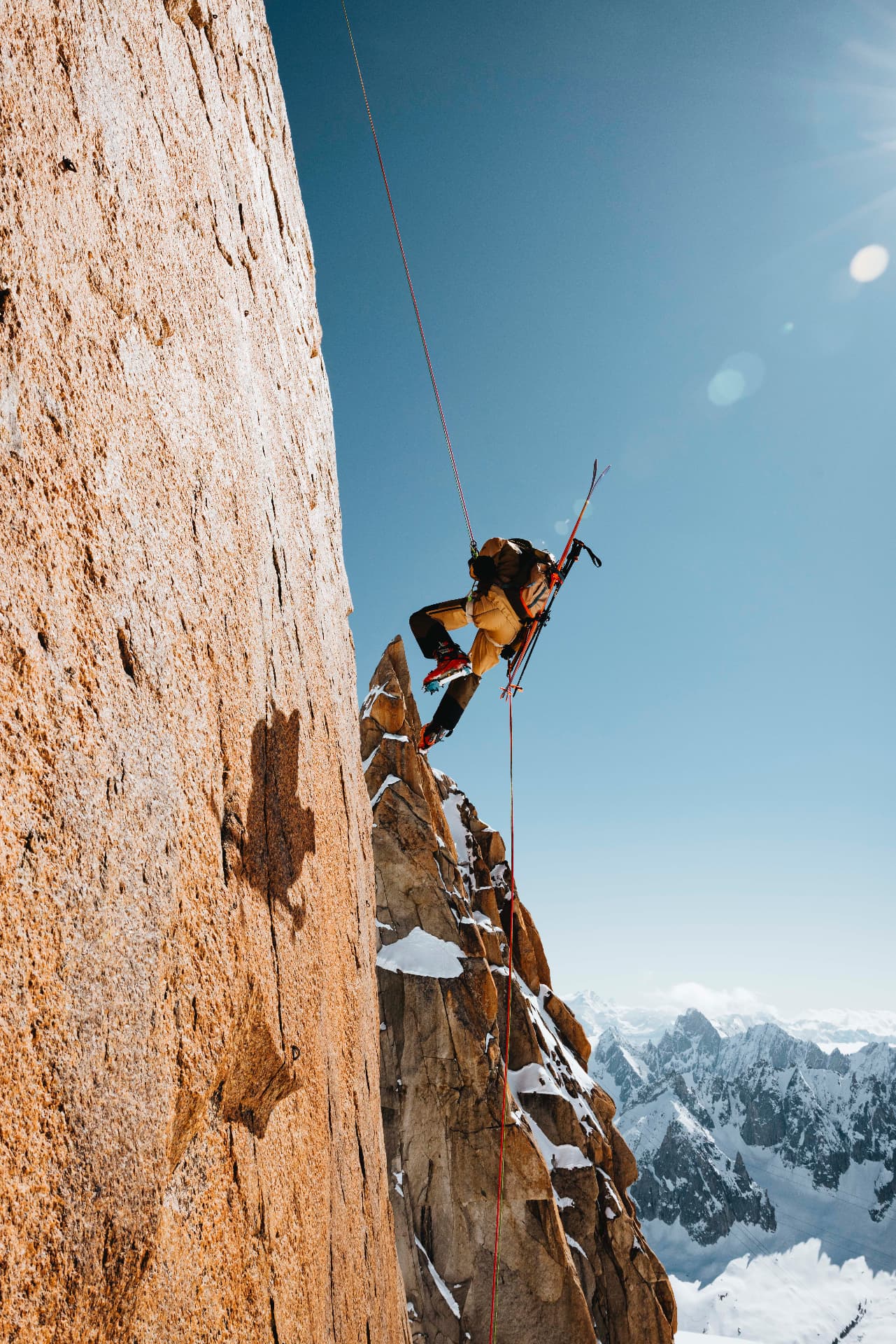 Granite rappel