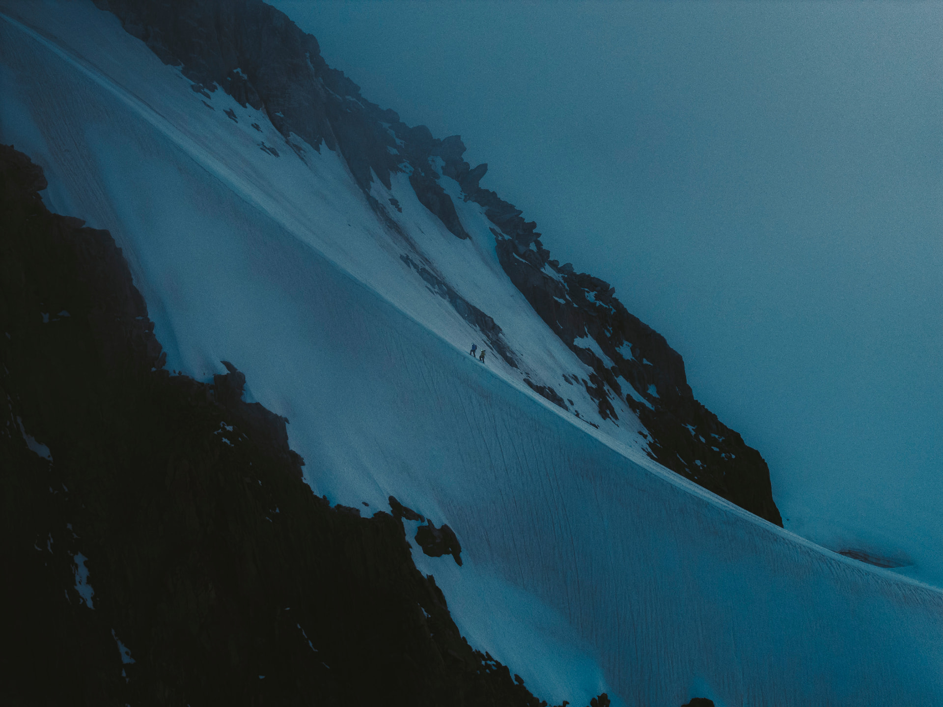 Blue hour face