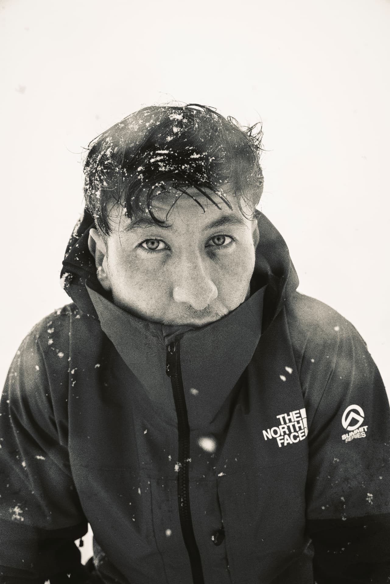 Snow portrait