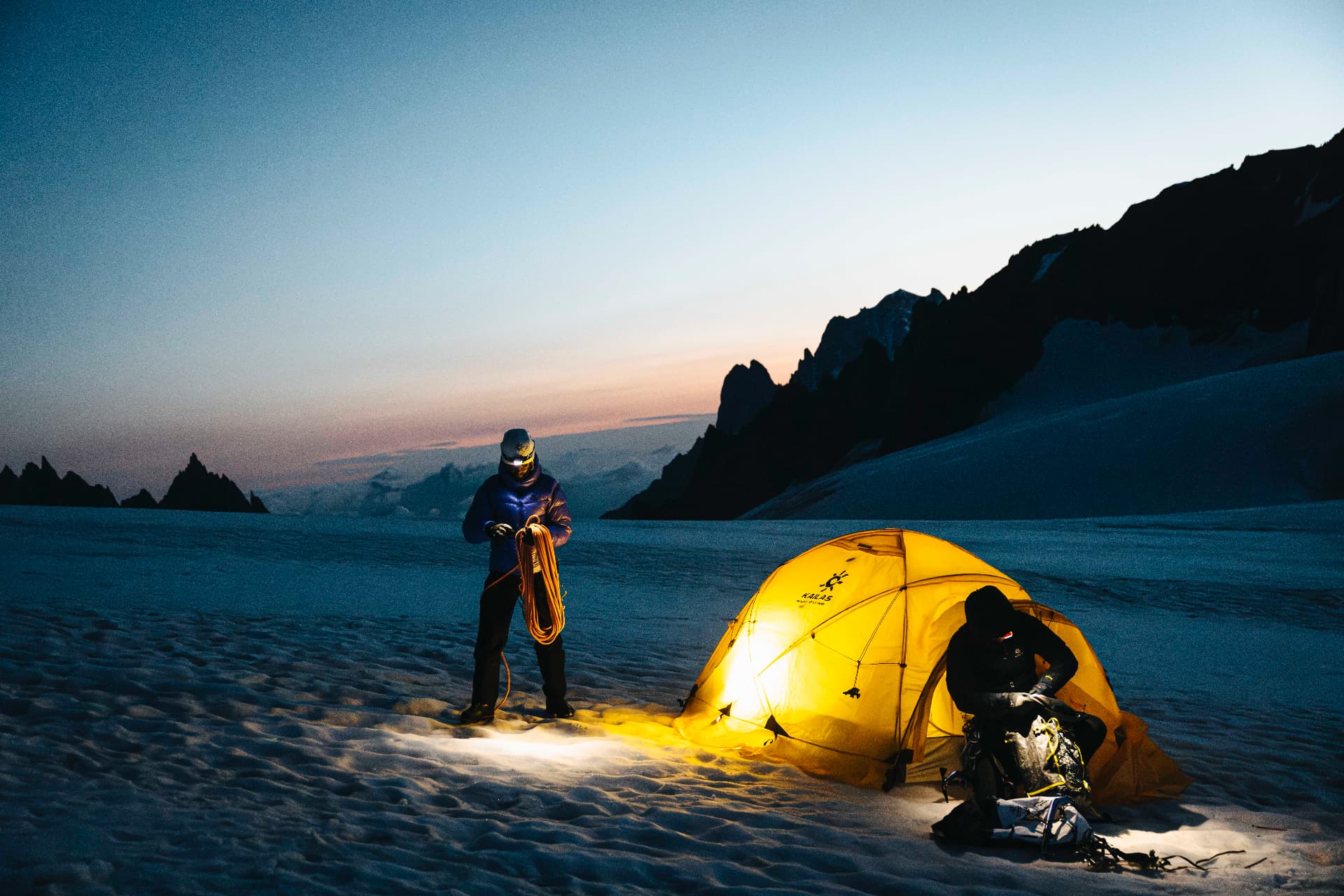 Glacier camp
