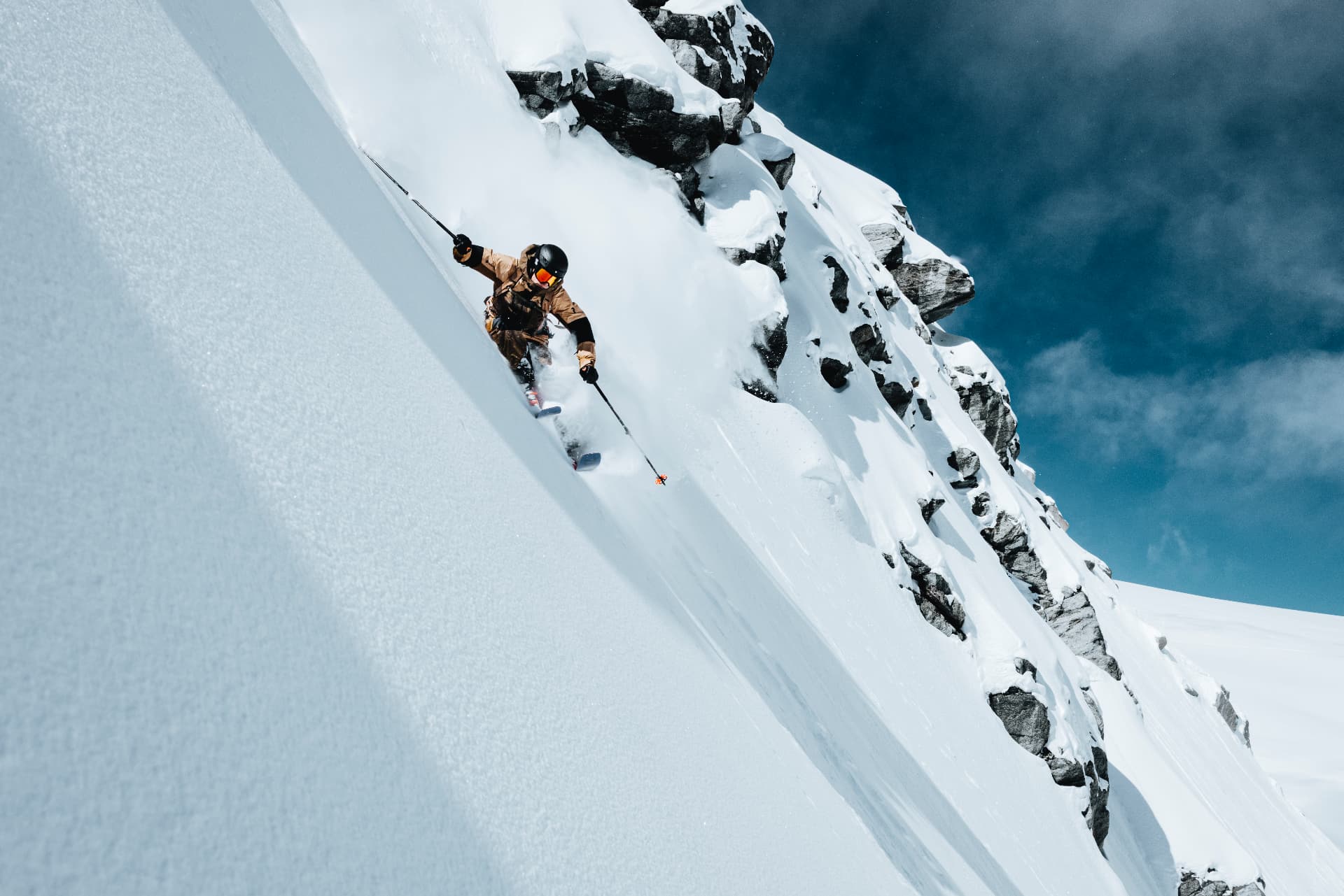 Powder turn